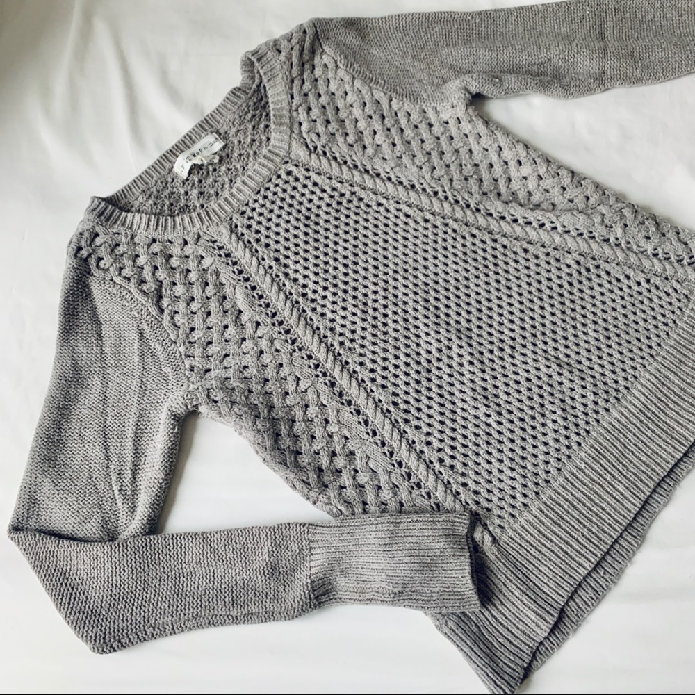 If it were me - taupe crewneck sweater